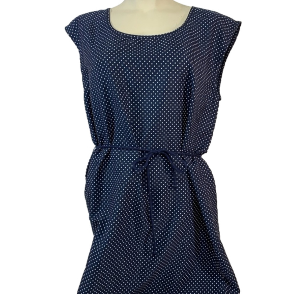 Blendshe Blue Polka Dot Dress